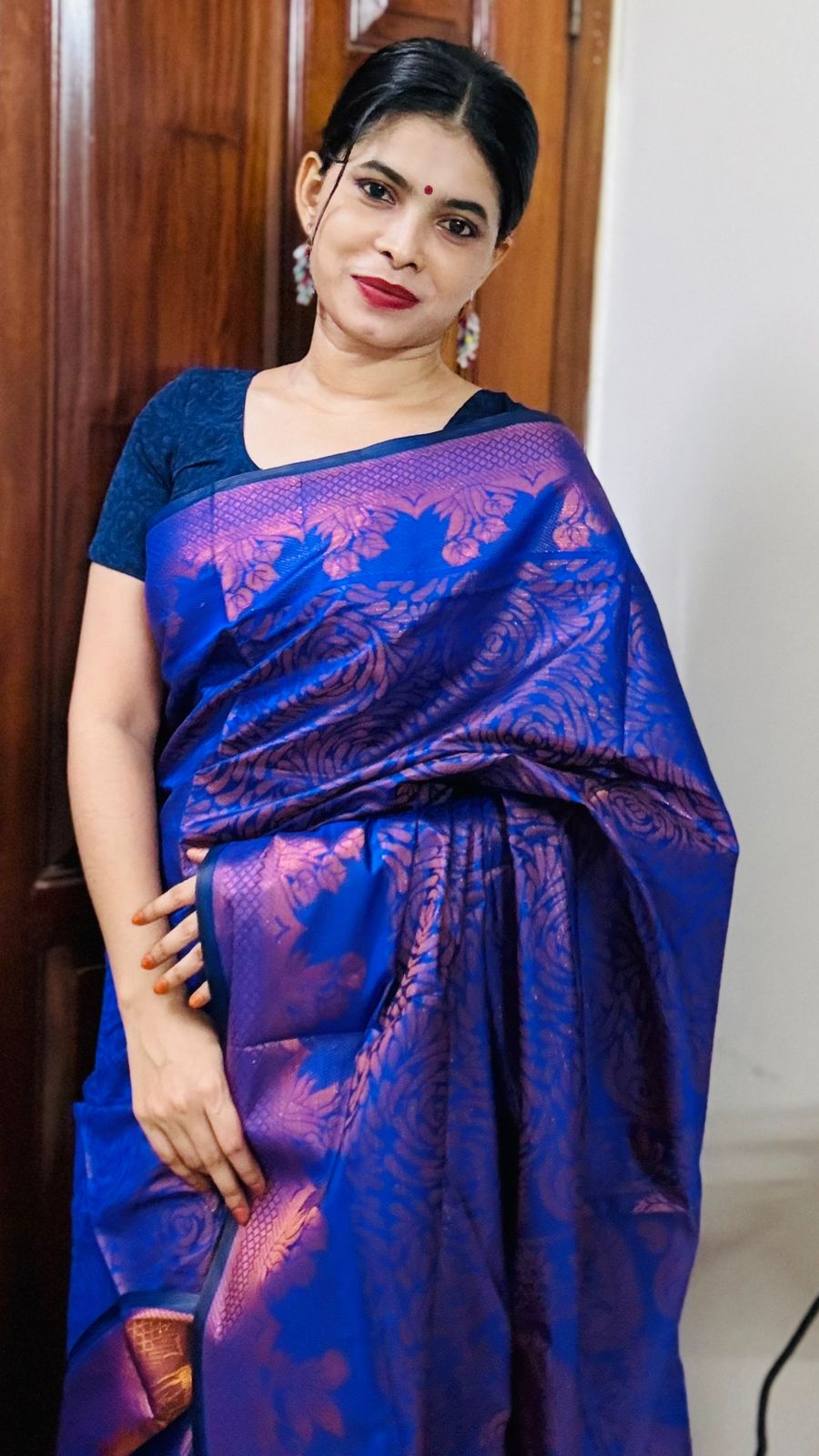 সিল্ক কাতান শাড়ি