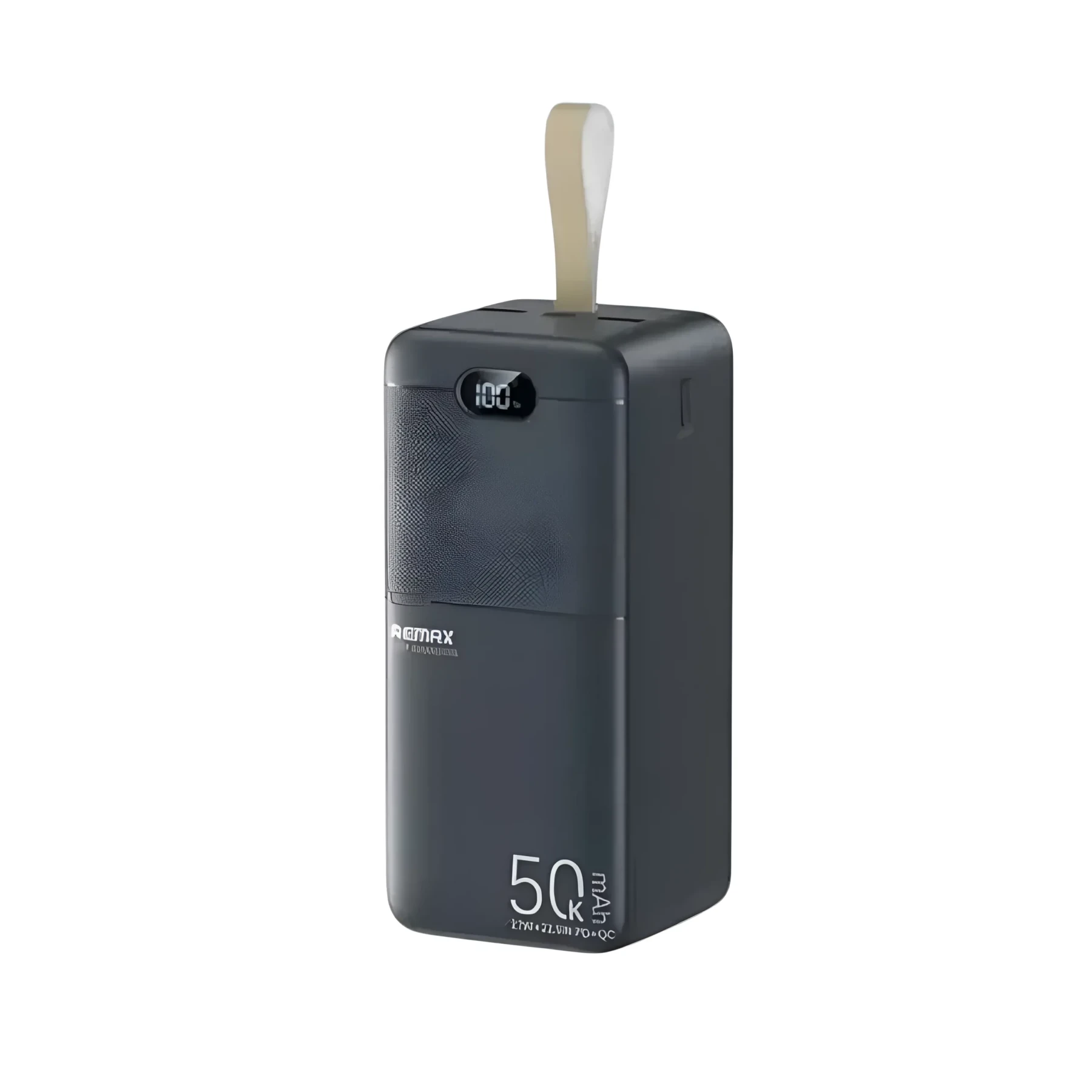 Remax RPP-117 Piloteer Series 50000mAh 27W Fast Charging Power Bank -Black Color
