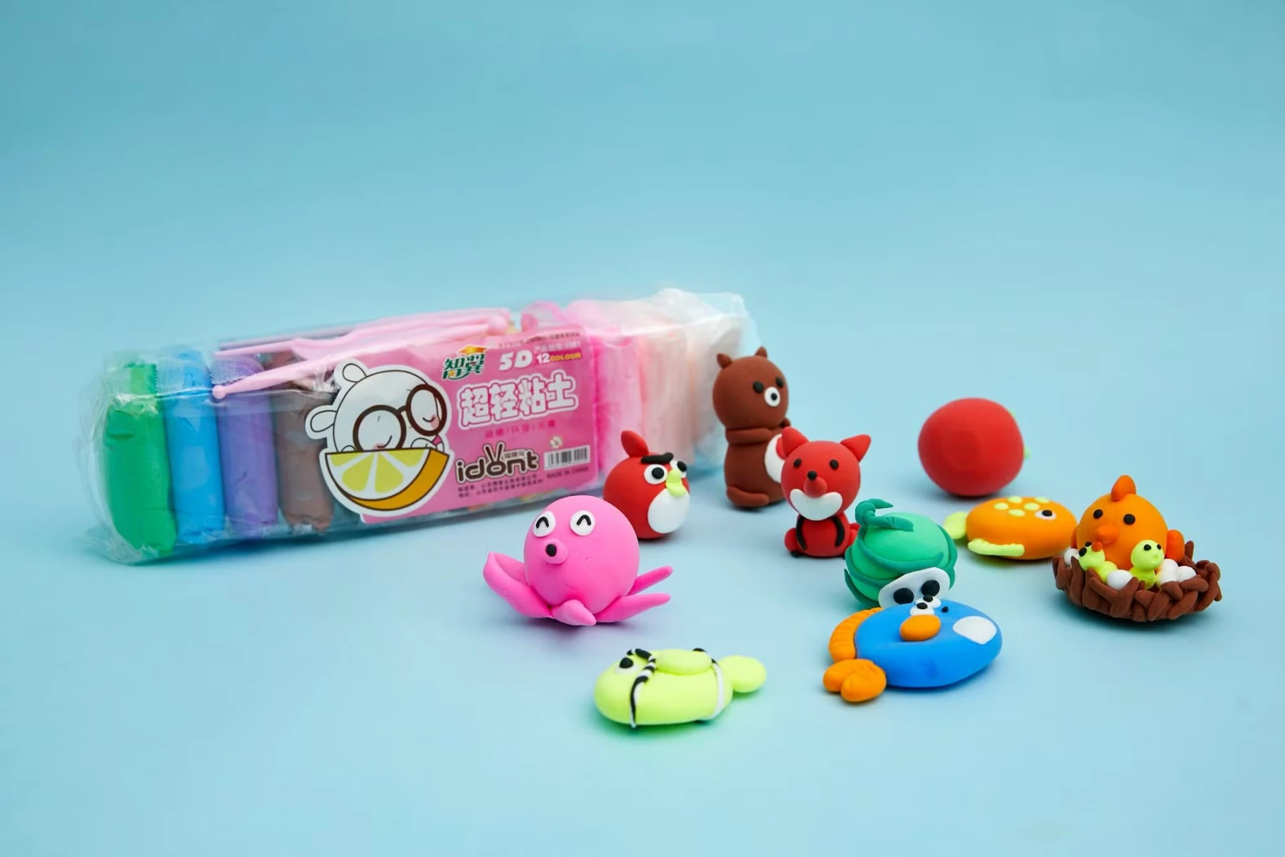 12 Colors Soft Super Light Clay Modeling Air Dry Clay For Diy Handmade Toys